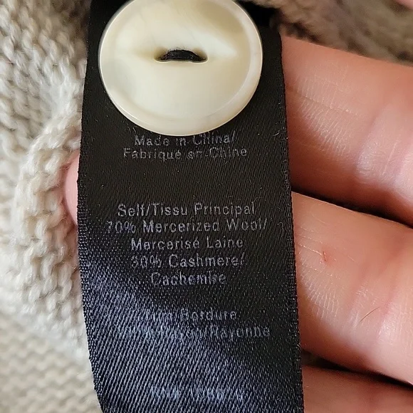 Rag & Bone Phyllis Mock Turtleneck Wool and Cashmere Blend Sweater - Picture 11 of 16